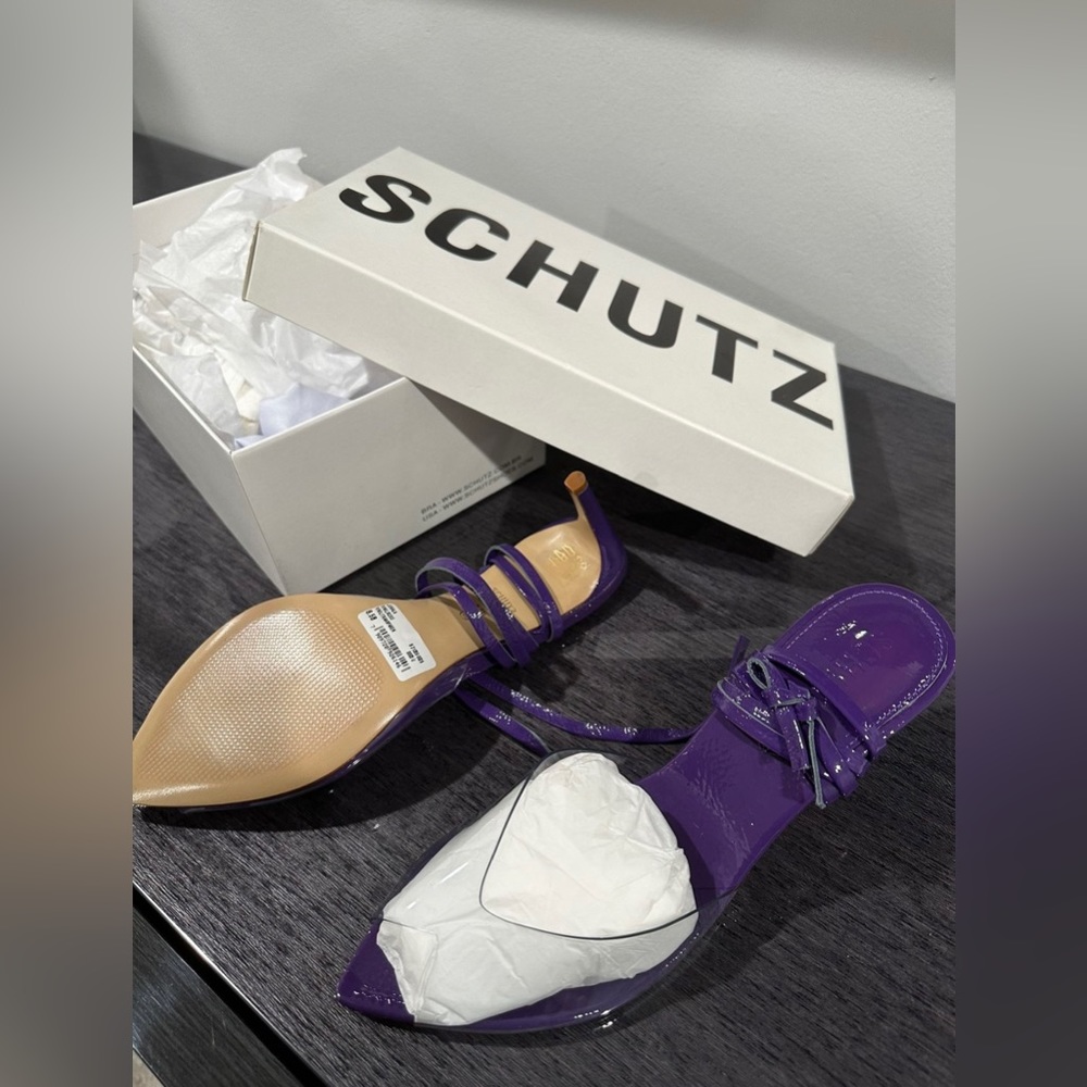 Shutz,purple,size 8.5 B